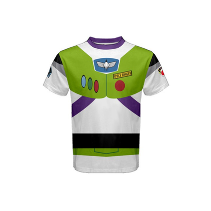 Men's Buzz Lightyear  Inspired ATHLETIC Short Sleeve Shirt