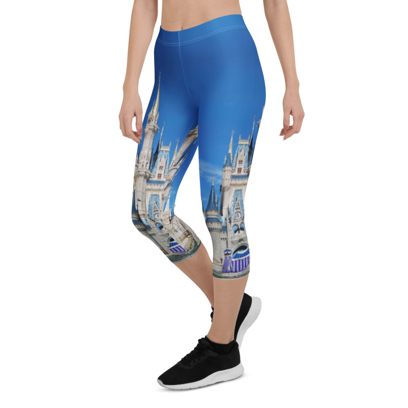 Cinderella Castle Inspired Capri Leggings