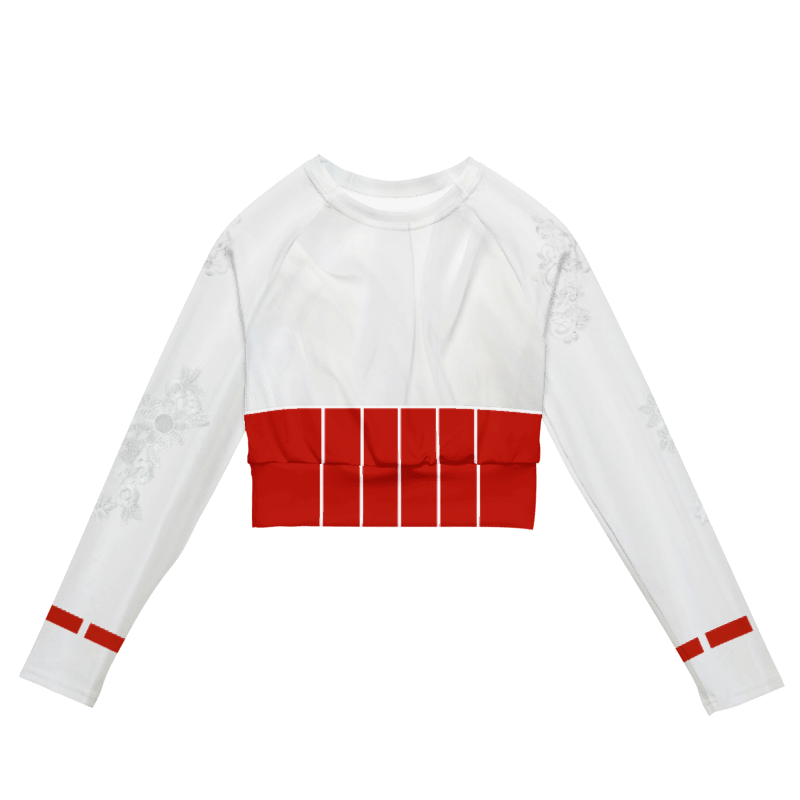 Women's Mary Poppins Inspired Recycled long-sleeve crop top