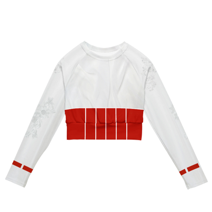 Women's Mary Poppins Inspired Recycled long-sleeve crop top