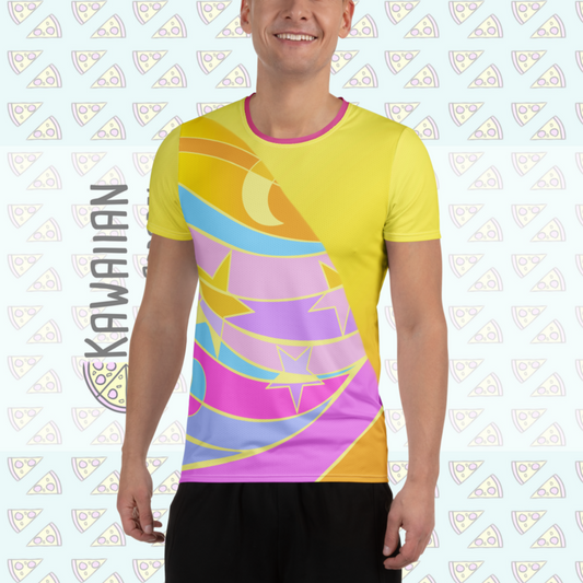 Men's Mickey 70th Anniversary Inspired ATHLETIC Short Sleeve Shirt