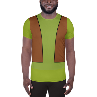 Men's Goofy Movie  Inspired ATHLETIC Short Sleeve Shirt