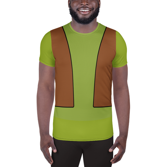 Men's Goofy Movie  Inspired ATHLETIC Short Sleeve Shirt