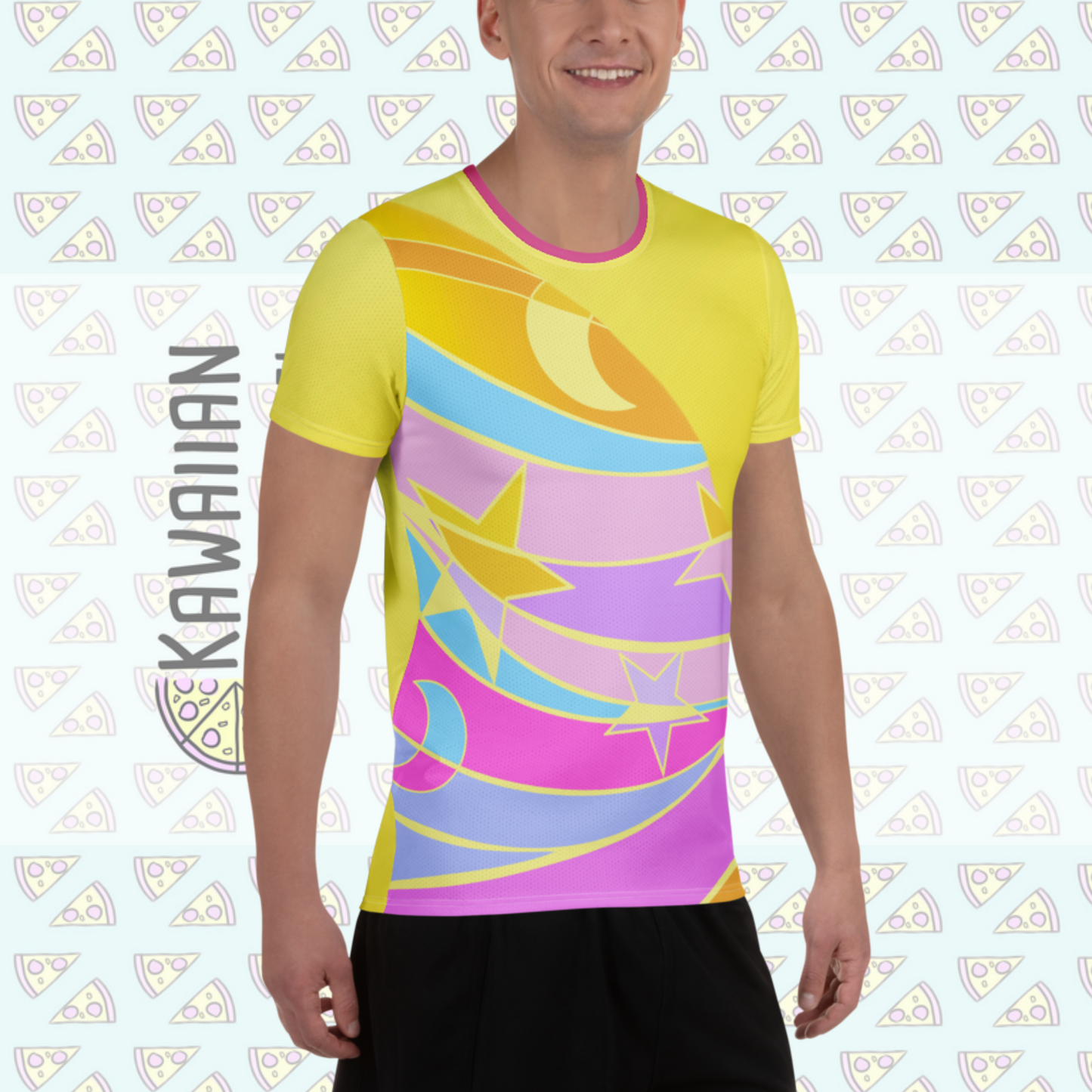 Men's Mickey 70th Anniversary Inspired ATHLETIC Short Sleeve Shirt