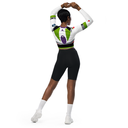 RUSH ORDER: Buzz Inspired Recycled long sleeve crop top