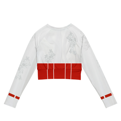 Women's Mary Poppins Inspired Recycled long-sleeve crop top