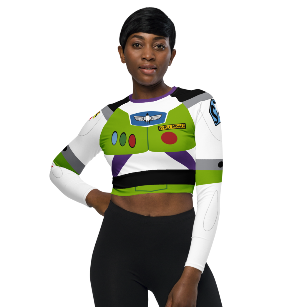 RUSH ORDER: Buzz Inspired Recycled long sleeve crop top