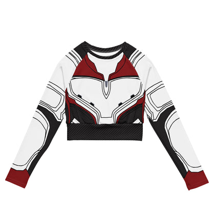 Women's Endgame Inspired Recycled long-sleeve crop top