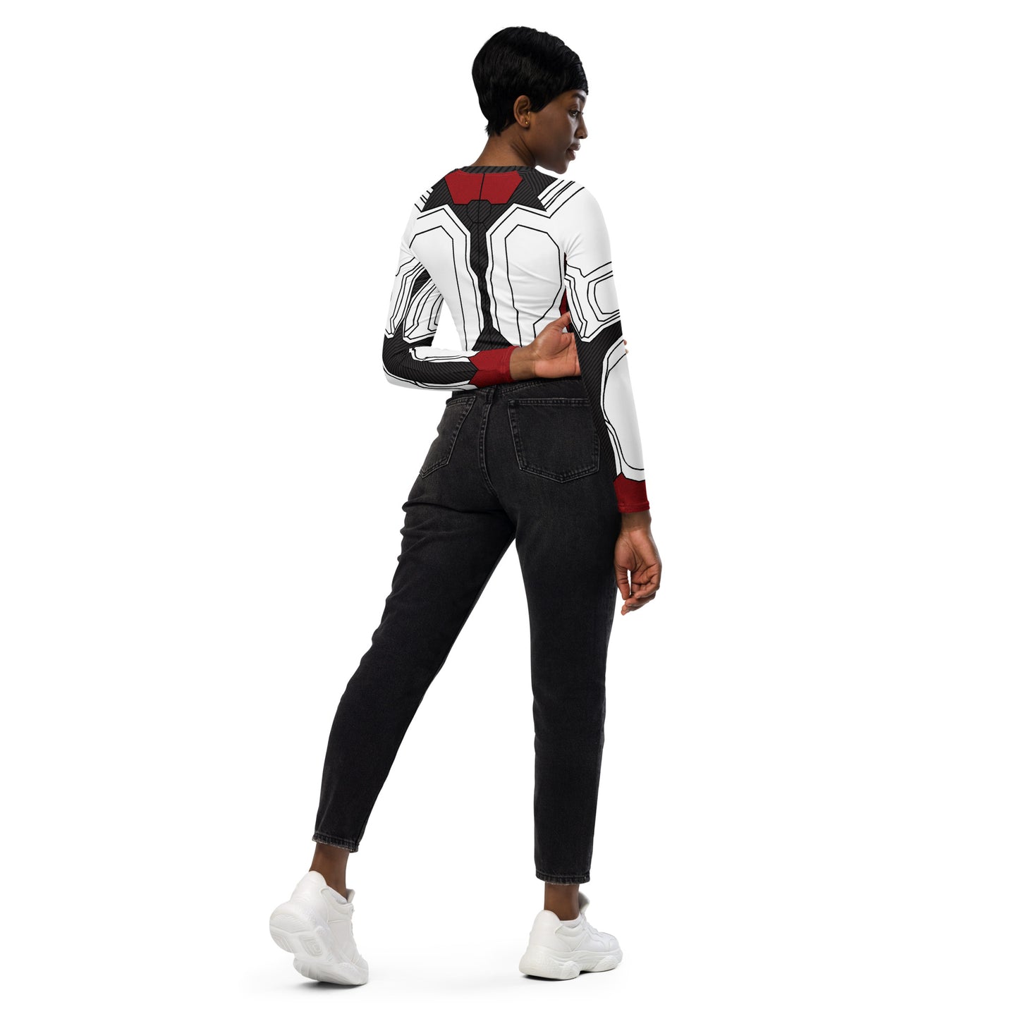 Women's Endgame Inspired Recycled long-sleeve crop top