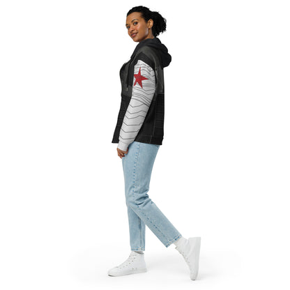 Unisex Bucky Inspired zip hoodie