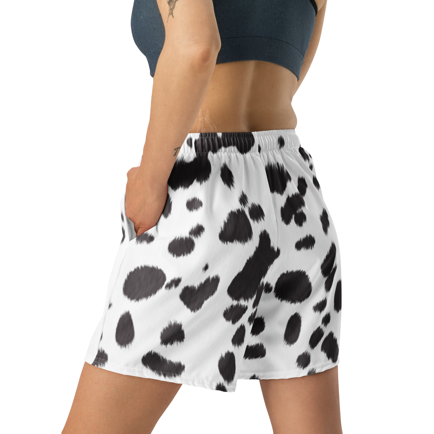 RUSH ORDER: Dalmatian inspired All-Over Print Unisex Athletic Long Shorts