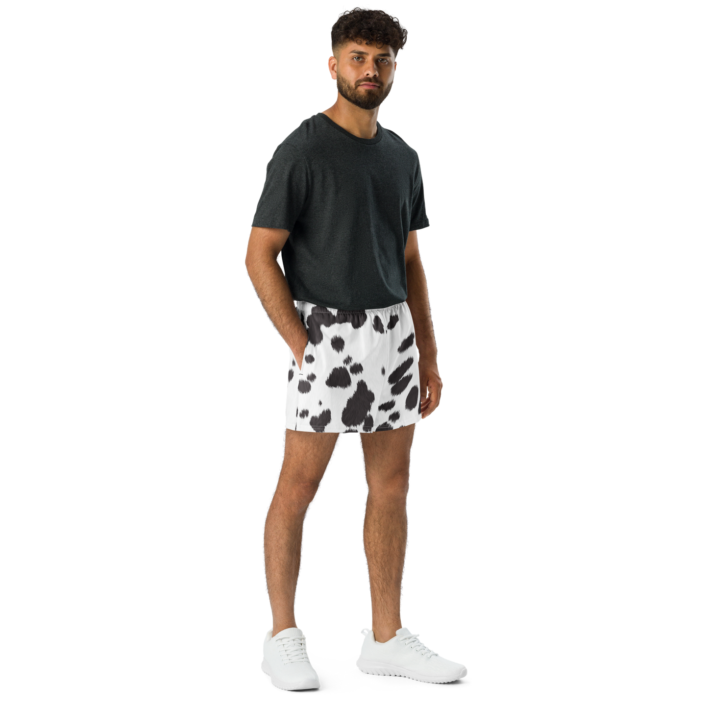 RUSH ORDER: Dalmatian Inspired All-Over Print Unisex Athletic Shorts