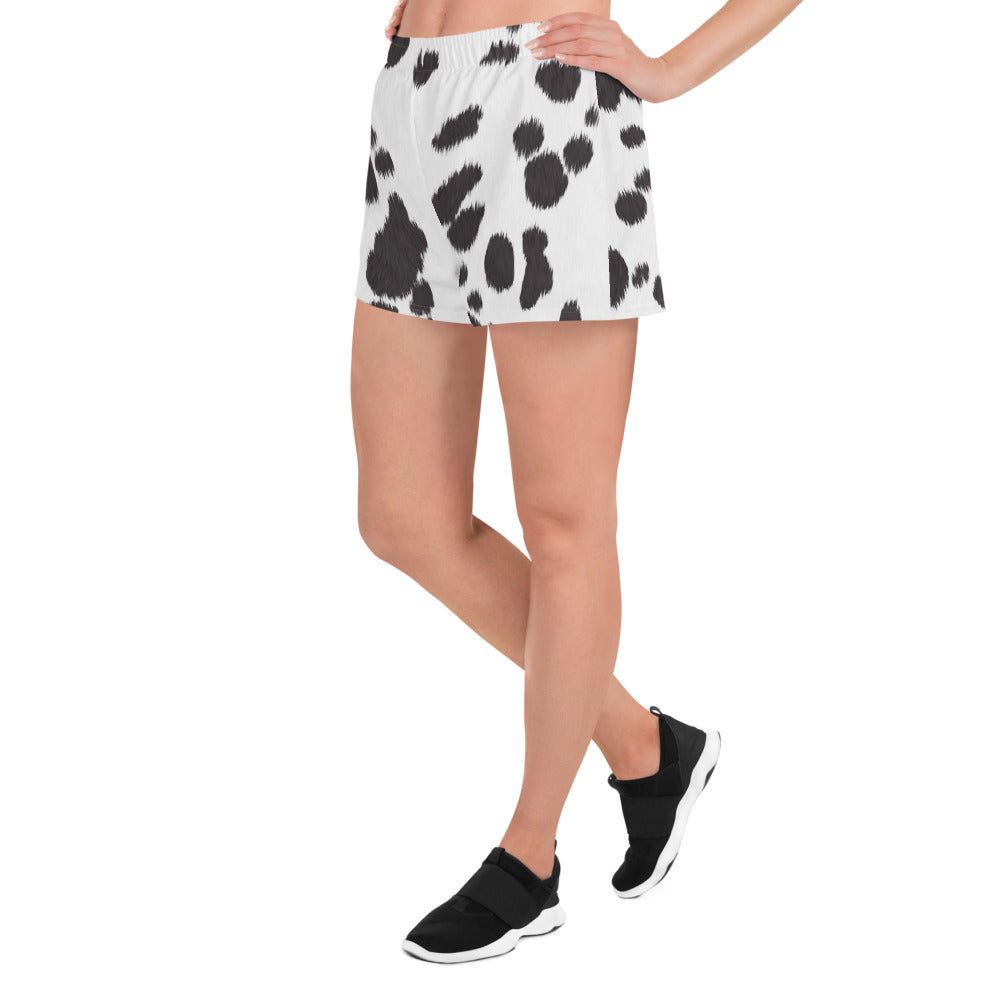 RUSH ORDER: Dalmatian Inspired All-Over Print Unisex Athletic Shorts