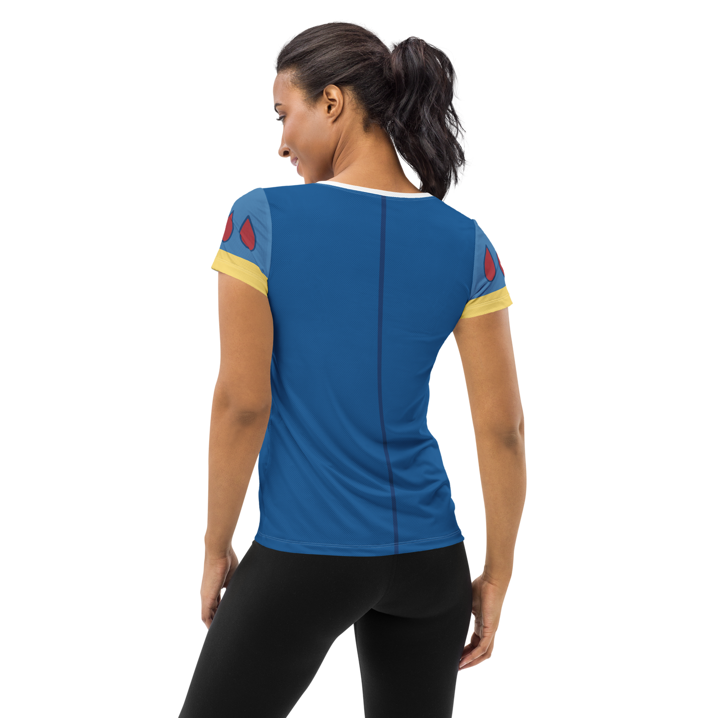 Snow White Inspired Women's ATHLETIC Short Sleeve Shirt