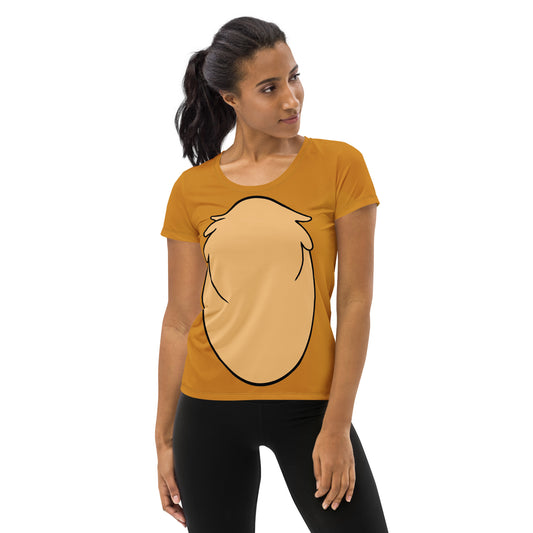 Women's Dale Chip and Dale Inspired ATHLETIC Short Sleeve Shirt