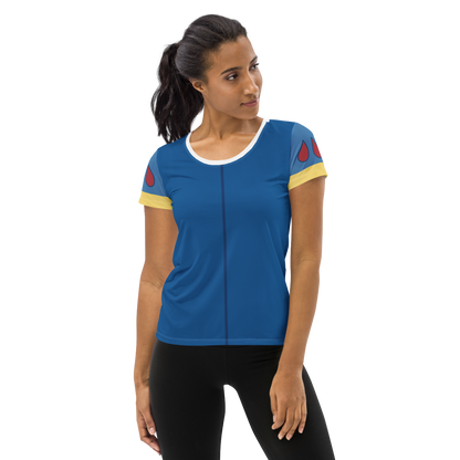 Snow White Inspired Women's ATHLETIC Short Sleeve Shirt
