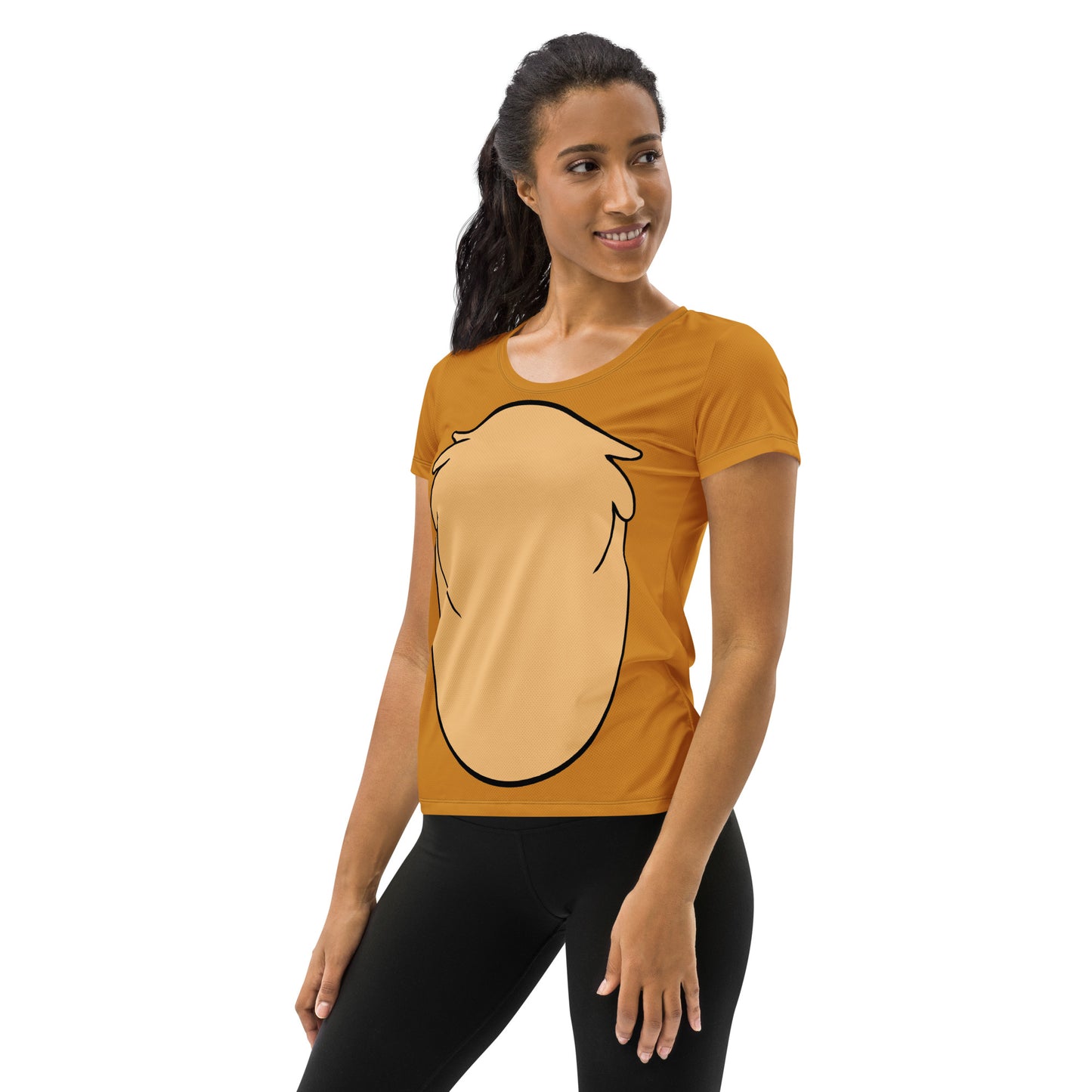 Women's Dale Chip and Dale Inspired ATHLETIC Short Sleeve Shirt