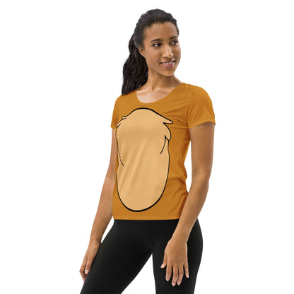 Women's Dale Chip and Dale Inspired ATHLETIC Short Sleeve Shirt