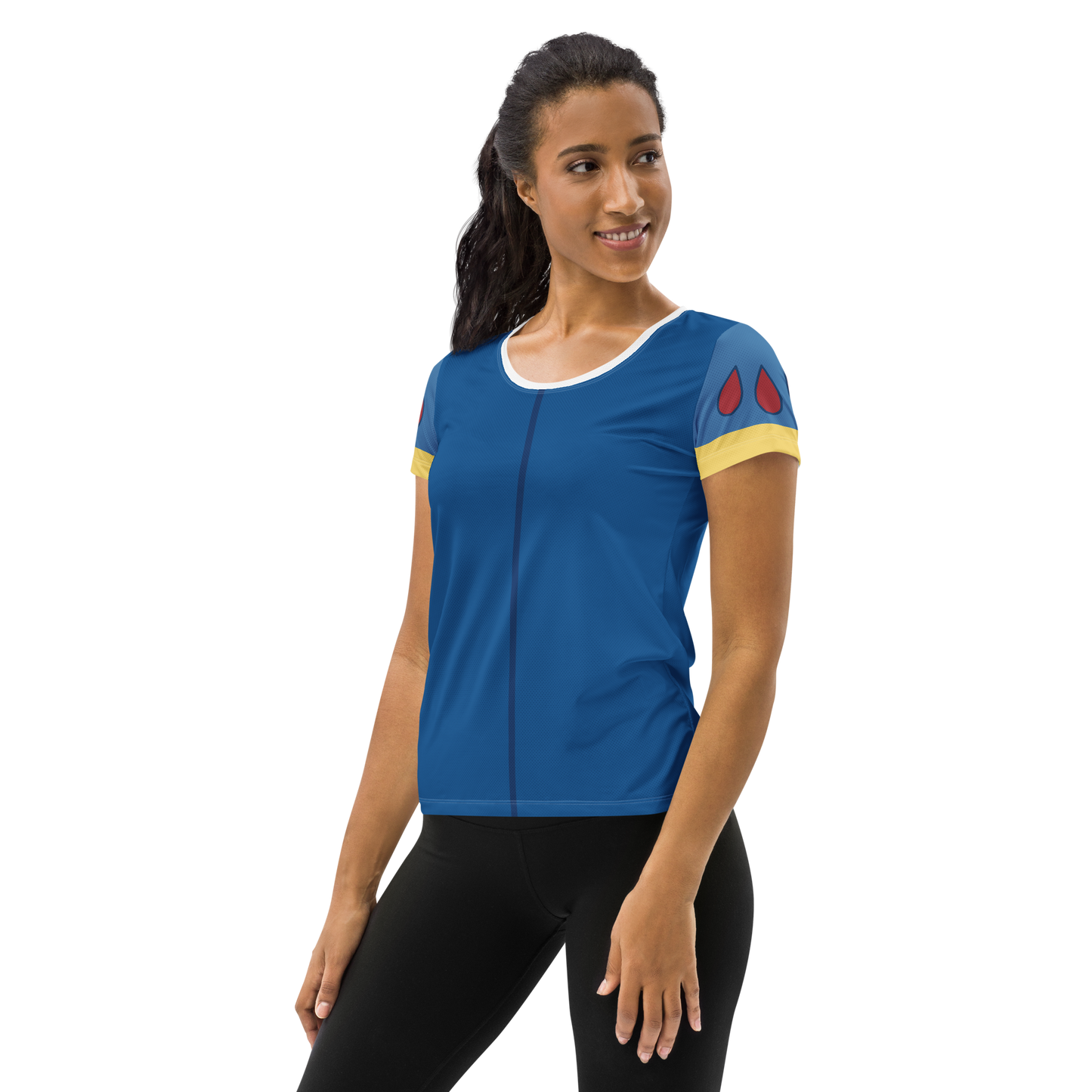 Snow White Inspired Women's ATHLETIC Short Sleeve Shirt