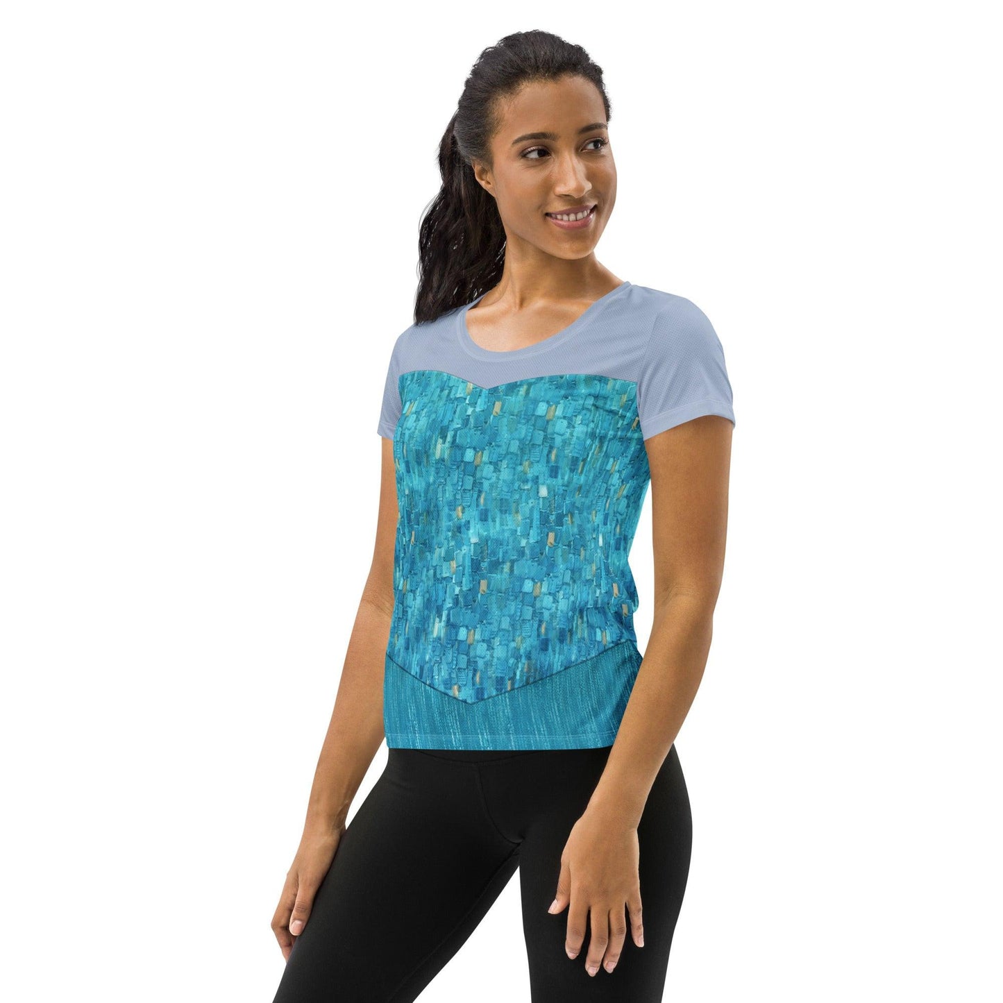 Women's Elsa   Inspired ATHLETIC Short Sleeve Shirt