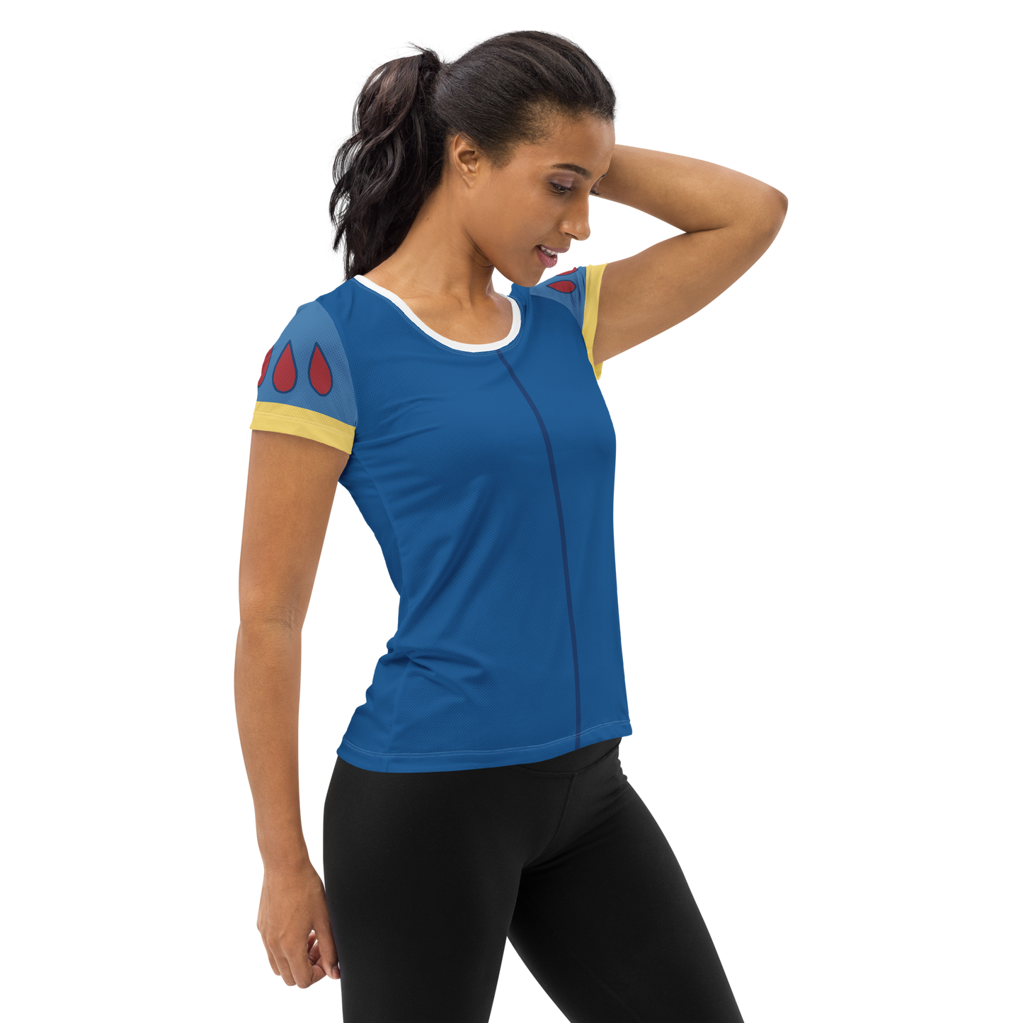 Snow White Inspired Women's ATHLETIC Short Sleeve Shirt