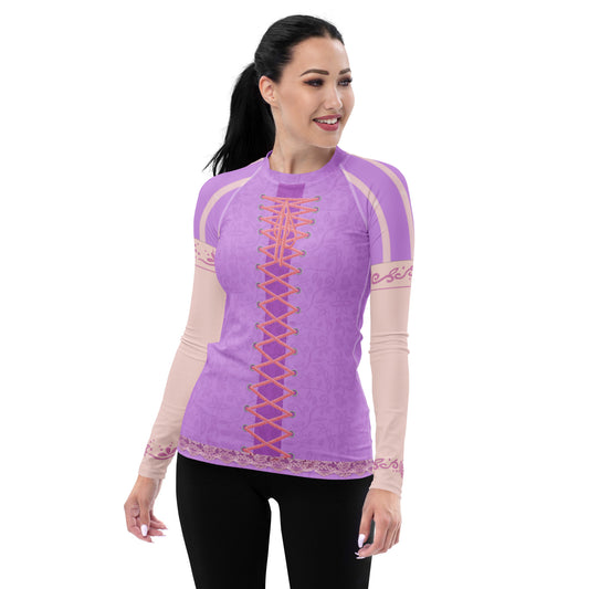 RUSH ORDER: Women's Rapunzel Inspired ATHLETIC Long Sleeve