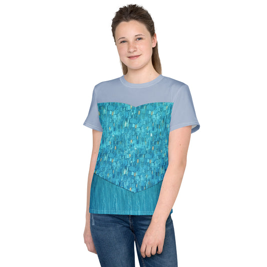 Kid's Elsa Inspired Short Sleeve Shirt