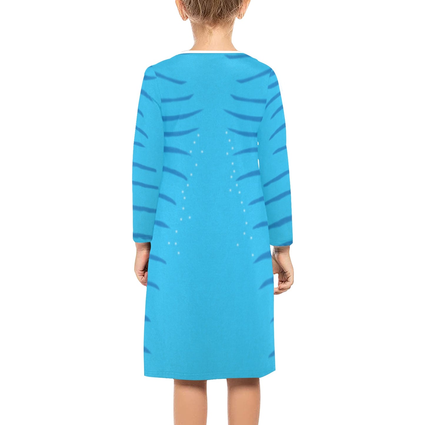 Kid's Avatar Inspired Long Sleeve Dress