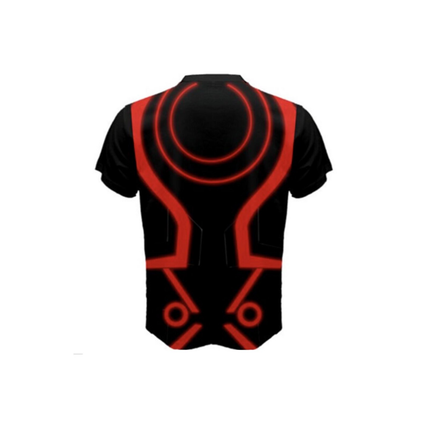 Men's Tron Red Inspired ATHLETIC Short Sleeve Shirt