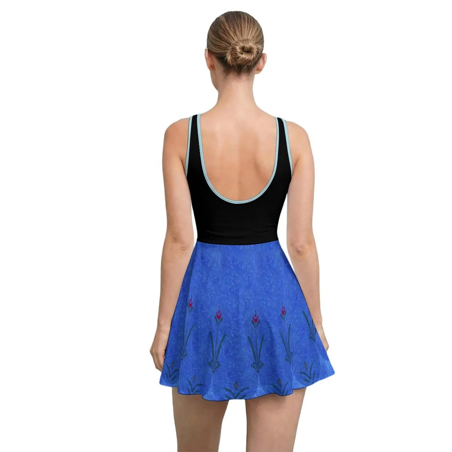 Anna Inspired Sleeveless Athletic Dress with attached shorts