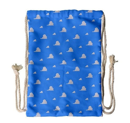 Cloud Wallpaper Inspired Drawstring Backpack