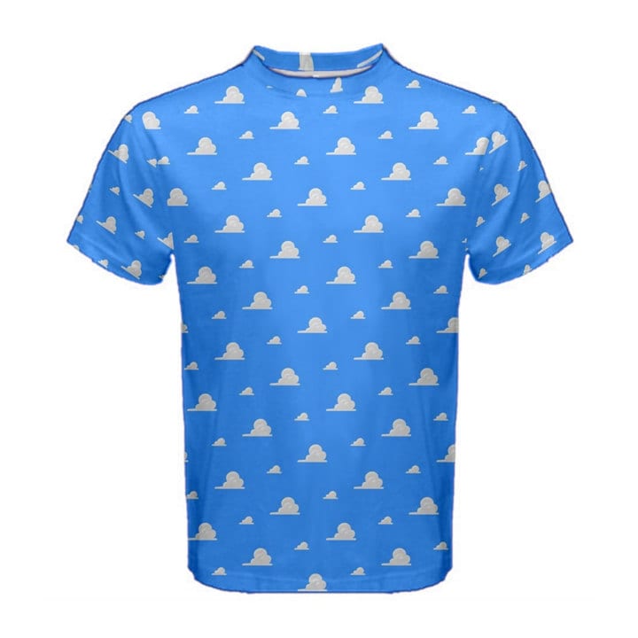 READY-to-SHIP [S SAMPLE] Men's Cloud Wallpaper Inspired Shirt