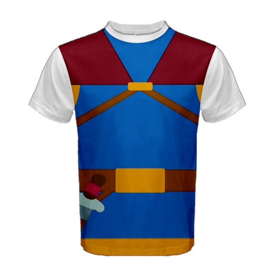 READY-to-SHIP [3XL] Men's Prince Ferdinand Snow White and the Seven Dwarfs Inspired ATHLETIC Shirt