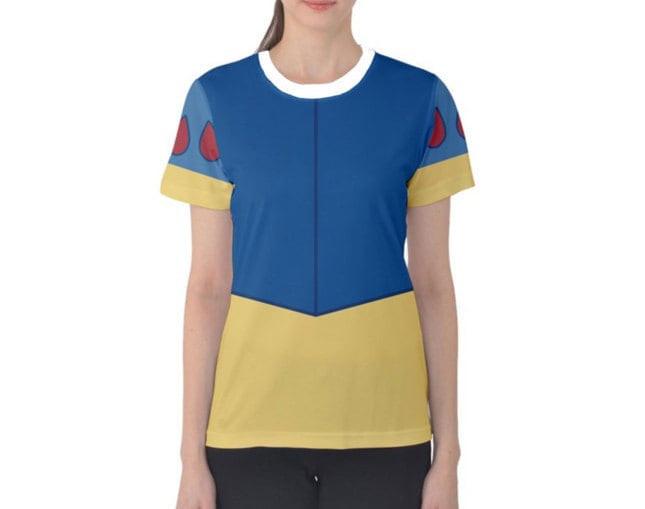 Women's Snow White and the Seven Dwarfs Inspired Short Sleeve Shirt