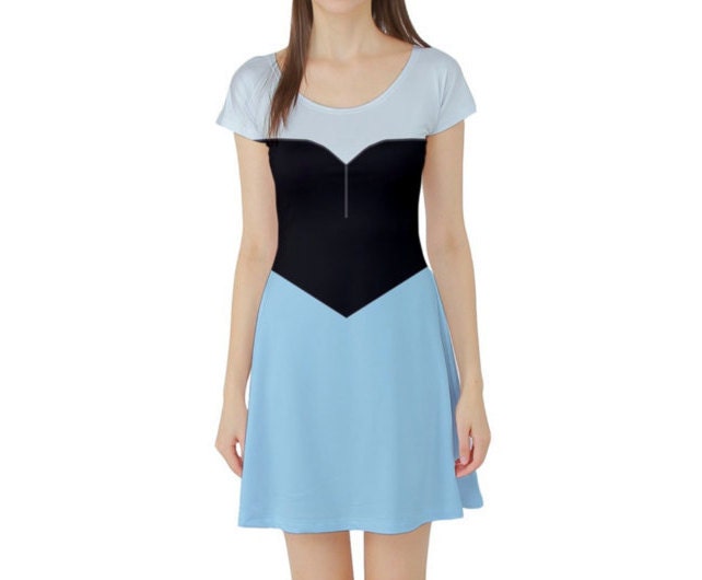 READY-to-SHIP [L] Ariel Inspired Short Sleeve Skater Dress