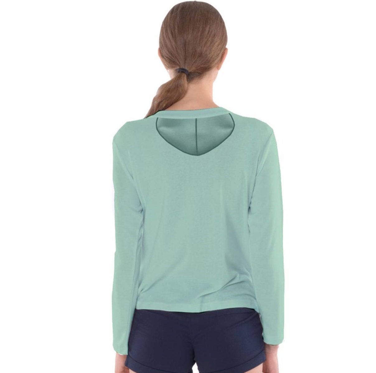 Women's Vanellope Inspired Long Sleeve V-Neck Shirt