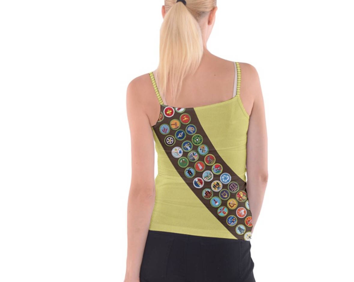 READY-to-SHIP [L] Women's Russell Wilderness Explorer Inspired Spaghetti Strap Tank Top