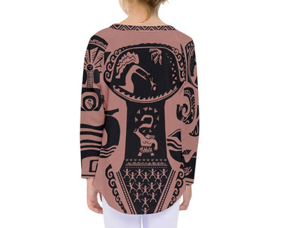 READY-to-SHIP [2] Kid's Maui Moana (No Necklace) Inspired Long Sleeve Shirt