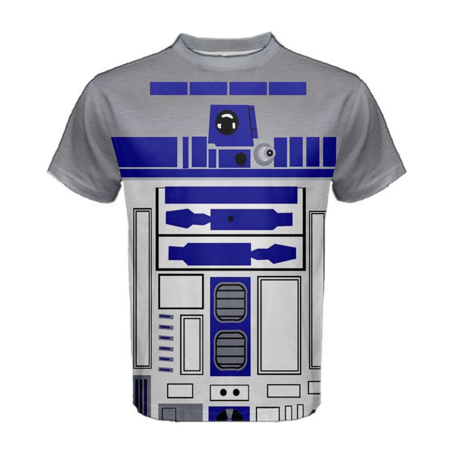 Men's R2D2 Inspired Short Sleeve Shirt