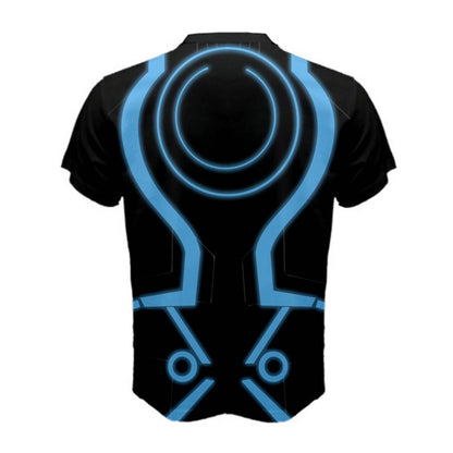 Men's Tron Legacy Inspired Short Sleeve Shirt