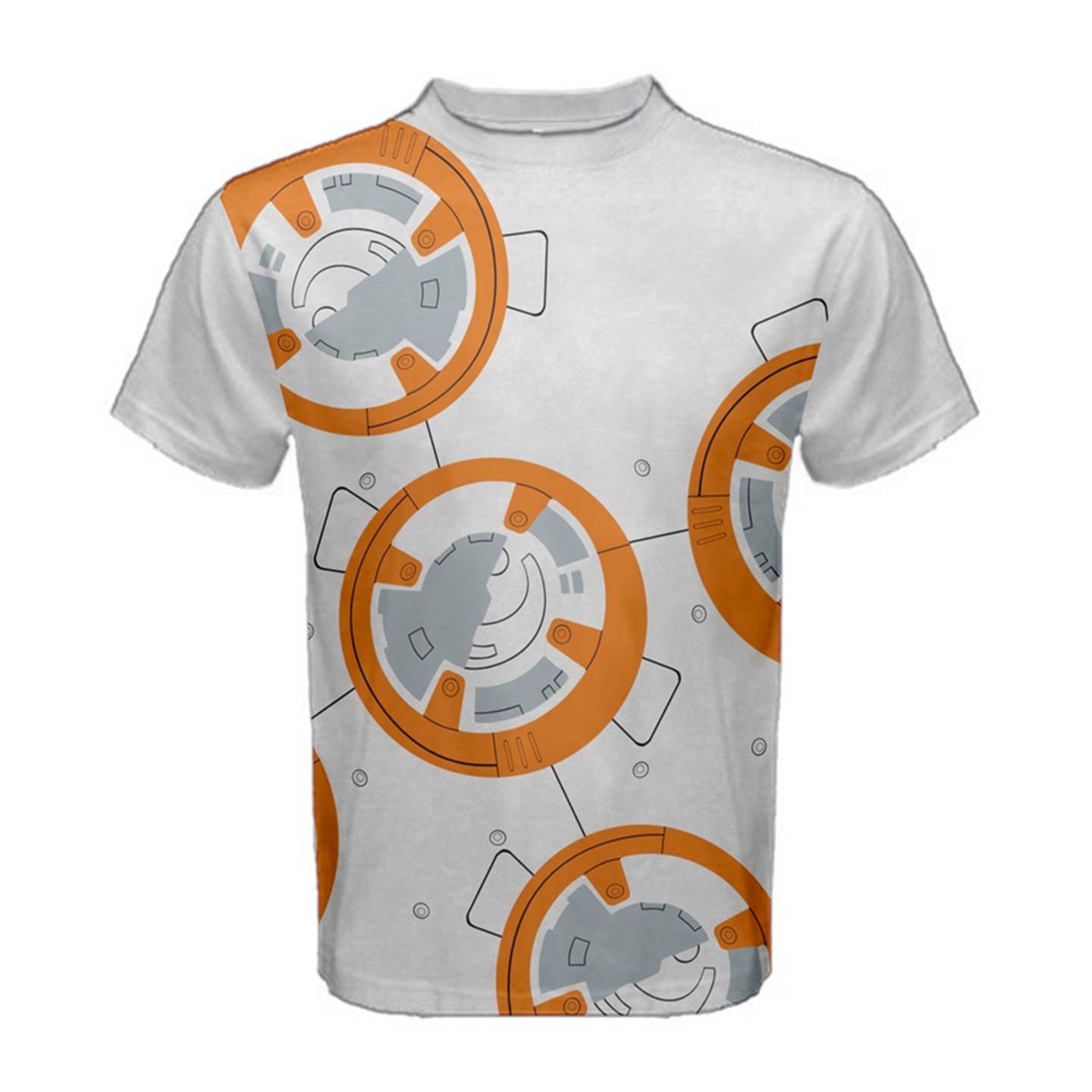 Men's BB-8 Inspired Short Sleeve Shirt