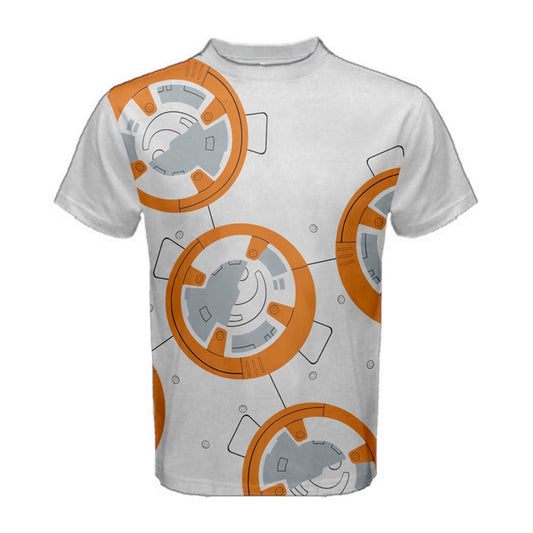 Men's BB-8 Inspired Short Sleeve Shirt