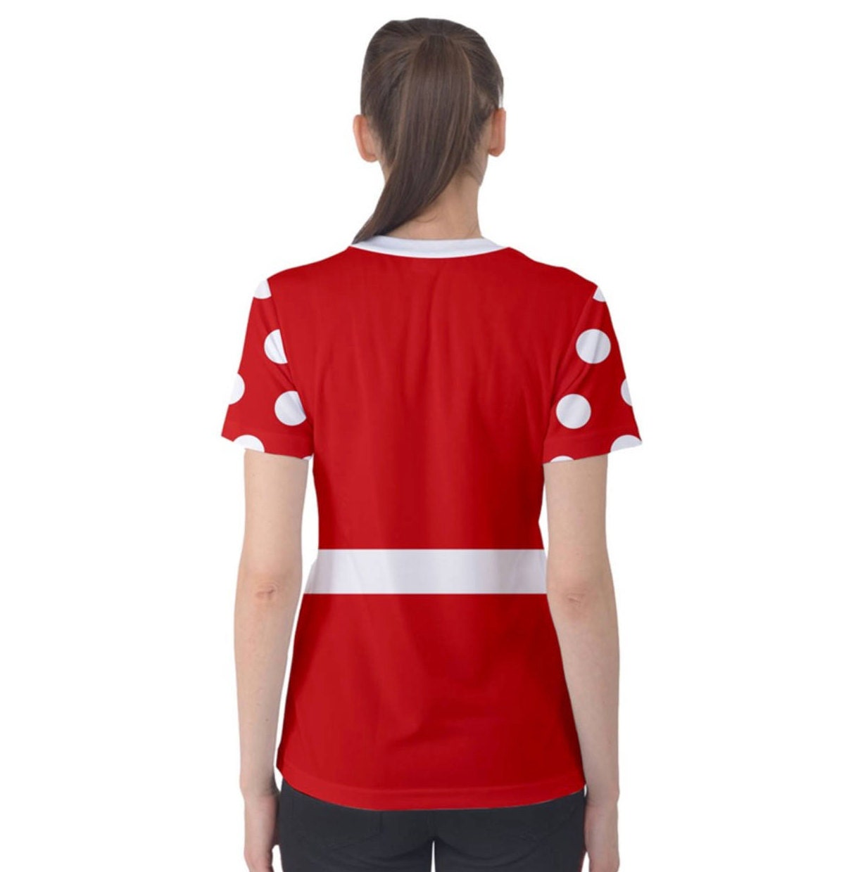 READY-to-SHIP [L] Women's Minnie Inspired Short Sleeve Shirt