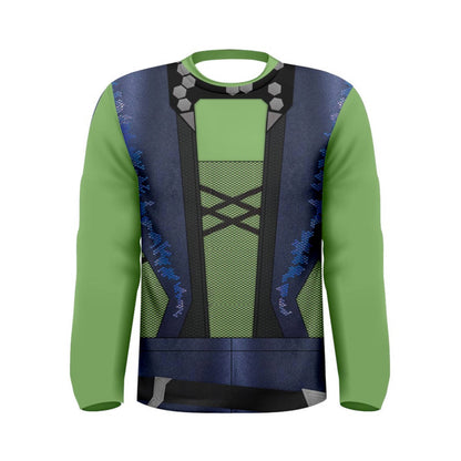 Men's Gamora Inspired Long Sleeve Shirt