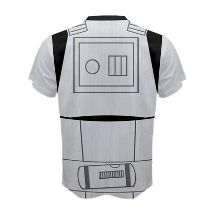 Men's Stormtrooper Inspired ATHLETIC Short Sleeve Shirt