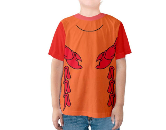READY-TO-SHIP [8] Kid's Sebastian The Little Mermaid Inspired Shirt