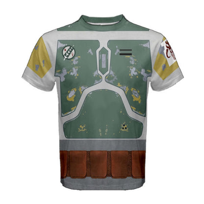 Men's Boba Fett Inspired Short Sleeve Shirt