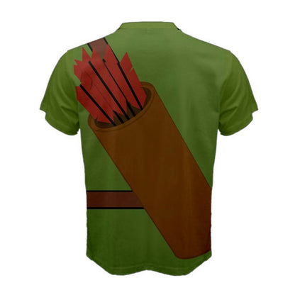 Men's Robin Hood Inspired Short Sleeve Shirt