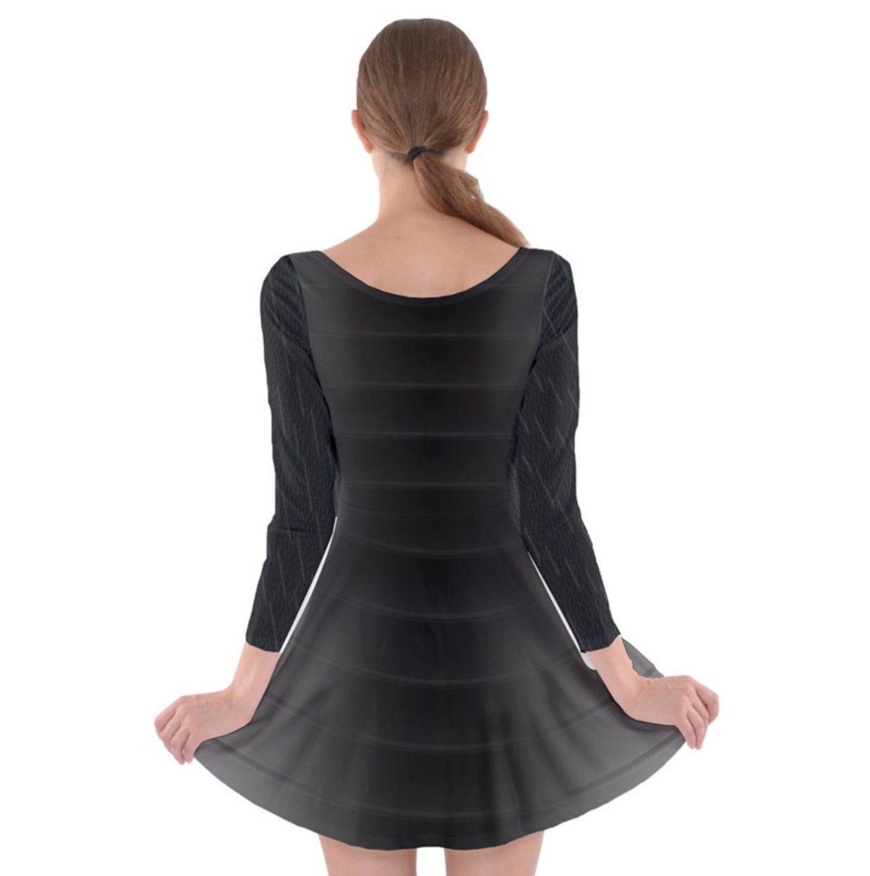 READY-to-SHIP Edna Mode Inspired Skater Dress: Long Sleeve Disneybound Costume