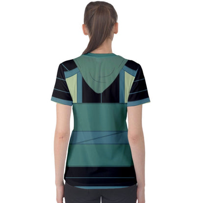 Women's Ping Mulan Inspired Short Sleeve Shirt